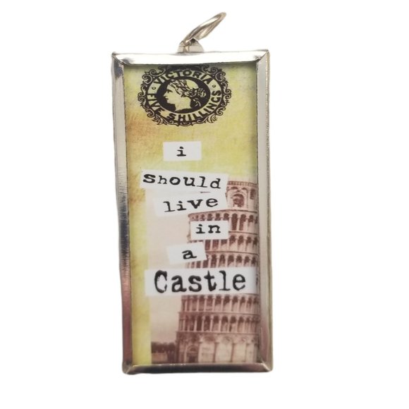 Princess Attitude 2-sided Charm / Pendant - Picture 2 of 8